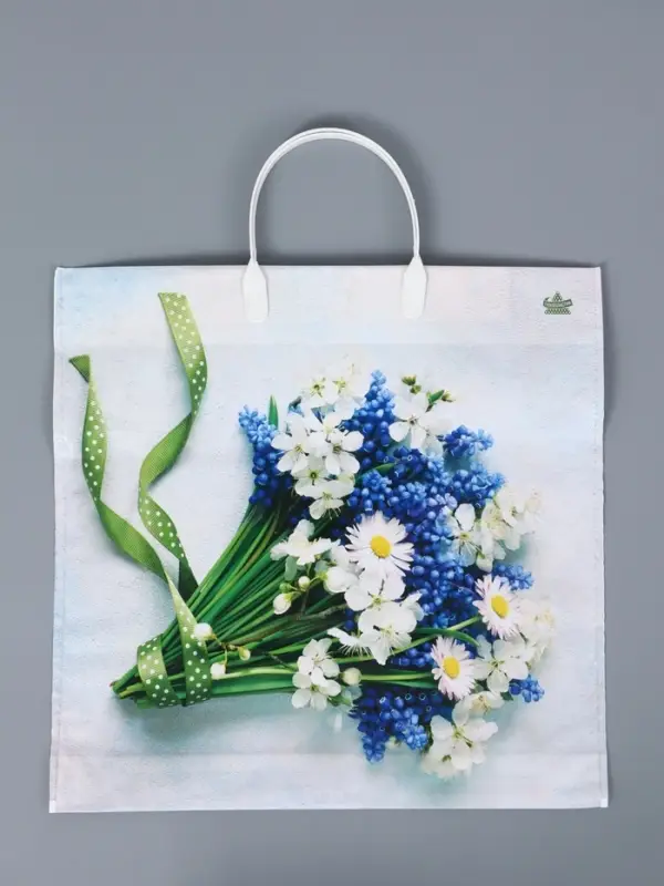 Пакет Лирический- пластиковая ручка  36 х 37 см 100 мкм