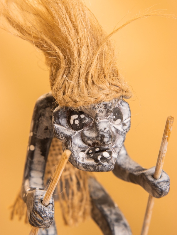 Сувенир «Абориген лыжник», 13×13×6.5 см, дерево Сувенир «Абориген лыжник», 13×13×6.5 см, дерево