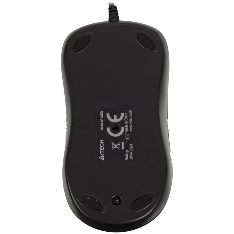 Мышь компьютерная A4Tech V-Track Padless (OP-560NU) черн оптич 1200dpi/3but