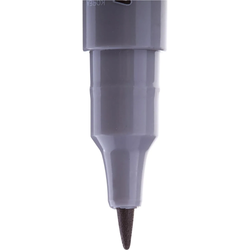 Маркер перманентный двухсторонний Crown Multi Marker Twin черный, 2мм/1мм