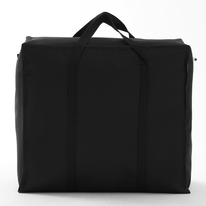 Сумка хозяйственная на молнии, цвет чёрный Сумка хозяйственная на молнии, цвет чёрный