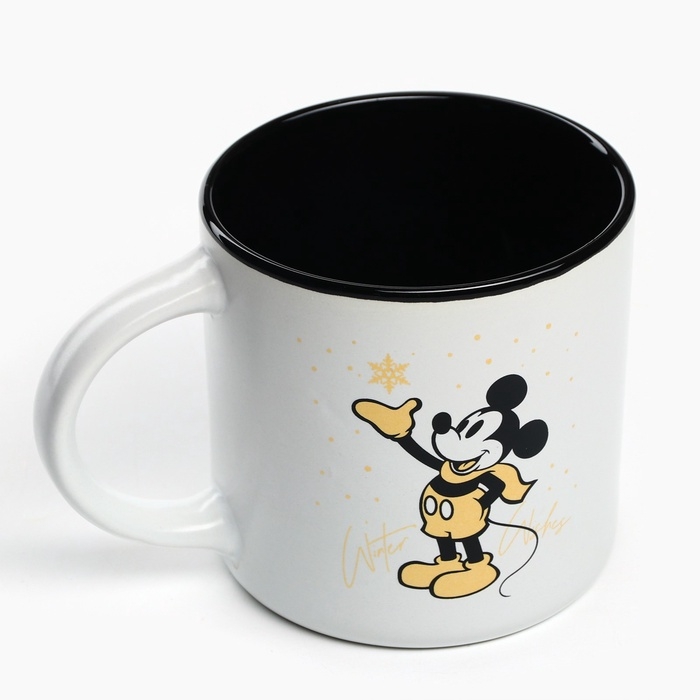 Кружка керамическая новогодняя «Winter wishes» Микки Маус, 350 мл Кружка керамическая новогодняя «Winter wishes» Микки Маус, 350 мл