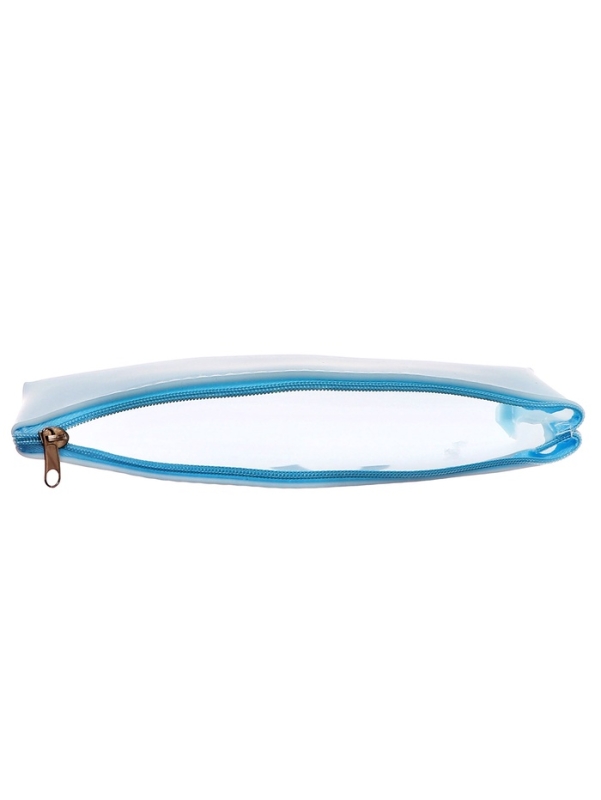 Пенал школьный на молнии  Космонавт Голубой Пенал школьный на молнии  Космонавт Голубой