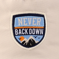 Панама детская для мальчика Never backdown, цвет бежевый, р-р 54