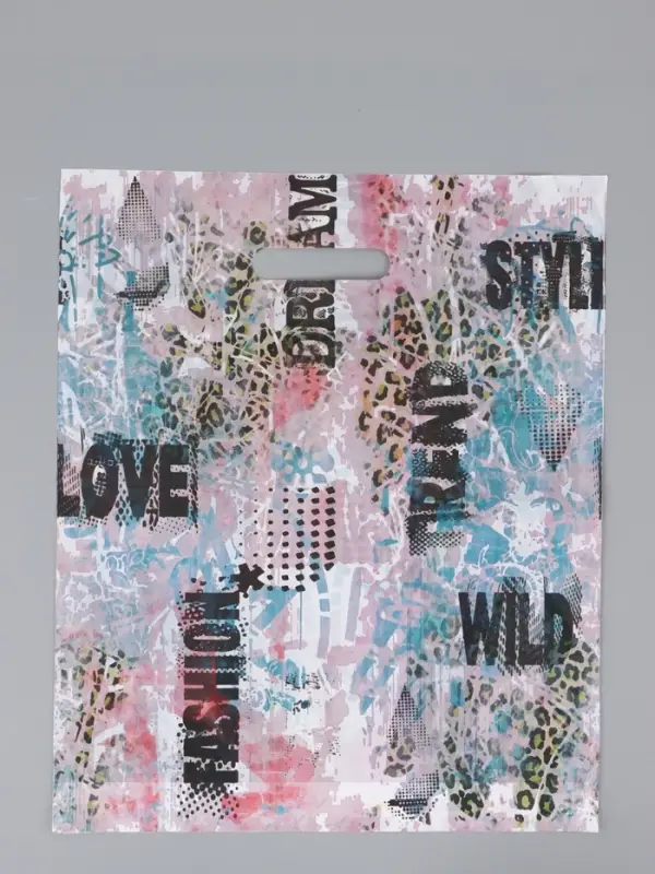 Пакет "Тренд", полиэтиленовый с вырубной ручкой, 36 х 43 + 3 см, 35 мкм