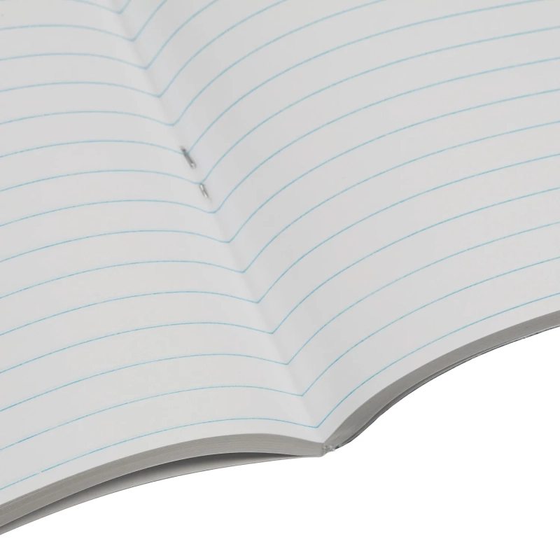 Тетрадь общая Attache 96л,лин,А4,скреп,обл.бумвин,цвет синий