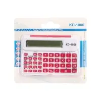 Калькулятор инженерный 10-разрядный, KENKO, 1006 корпус розовый