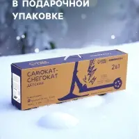 Самокат-снегокат 2 в 1 GRAFFITI Wild Speed