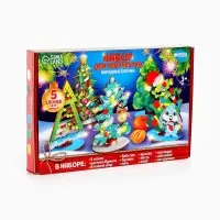 Роспись по дереву на новый год. Игровой набор для детей &laquo;Нарядные елочки&raquo;, набор для творчества