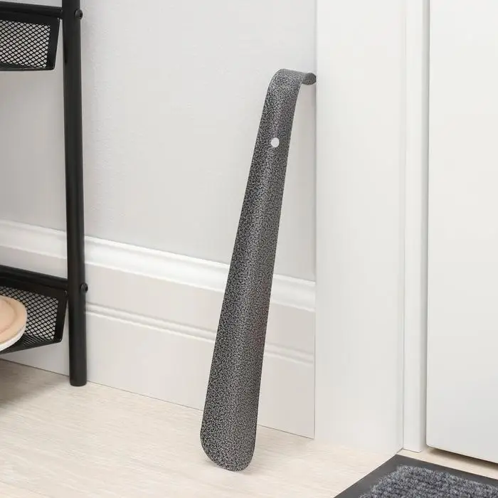 Ложка для обуви с крючком, 30×4 см, металл Ложка для обуви с крючком, 30×4 см, металл