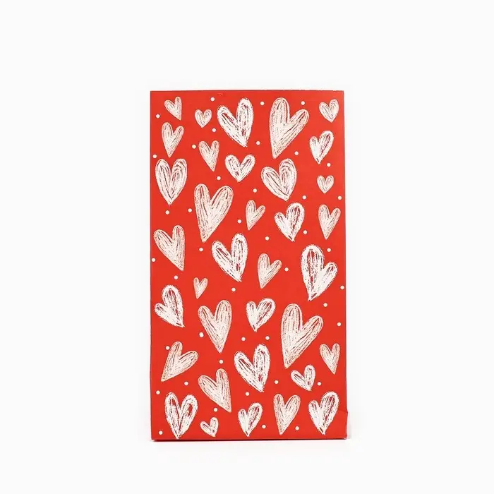 Пакет подарочный без ручек With love,10×19.5×7 см Пакет подарочный без ручек With love,10×19.5×7 см