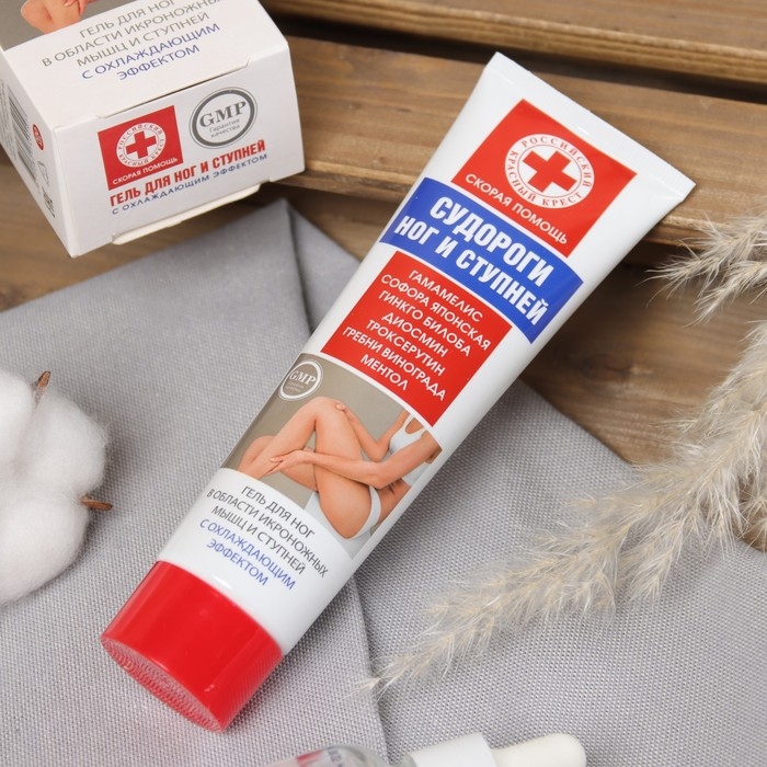 Гель для ног и ступней  Гель для ног и ступней "Скорая Помощь Судороги", 100 мл