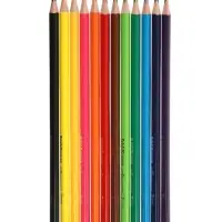 Карандаши 12 цветов, ErichKrause Aquamarine, пластиковые, трехгранные, с точилкой