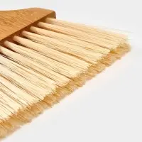 Щетка с совком "Meli", бамбуковая ручка, цвет черный 18х14 см Щетка с совком "Meli", бамбуковая ручка, цвет черный 18х14 см