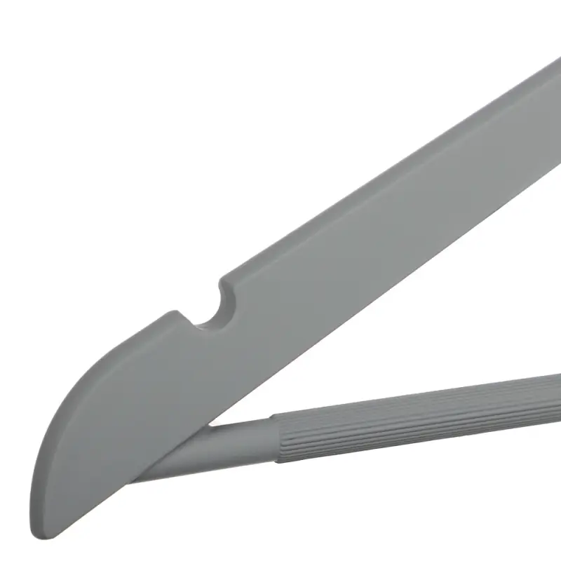 Вешалки для одежды тм VETTA, 3шт, 44,5x23x1см, пластик ABS, софт тач, цвет серый