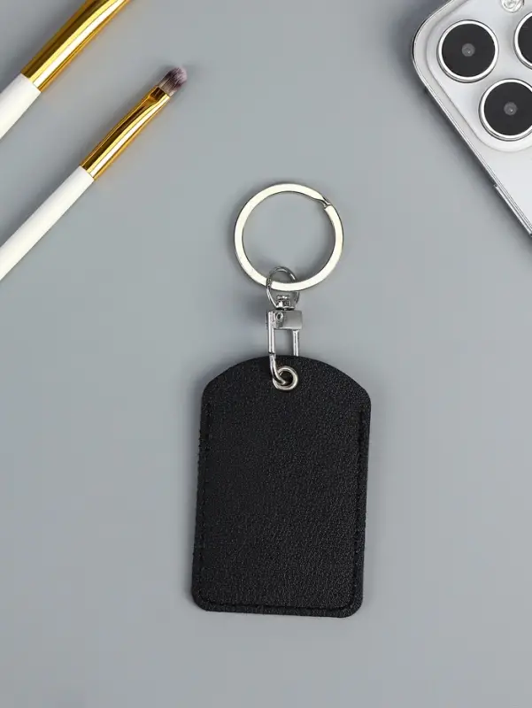 Брелок чехол для магнитных ключей, прямоугольный, чёрный 4,5х7 см