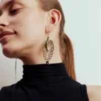 Серьги висячие &laquo;Крылья ангела&raquo;, цвет МИКС, 9 см
