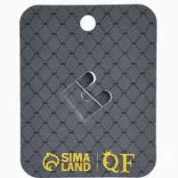 Брошь &laquo;Саксофон&raquo;, музыка, жемчуг, цвет белый в серебре