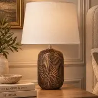 Лампа настольная RISALUX &laquo;Осень&raquo;, 15 Вт, Е14, цвет бронза, 23&times;23&times;35 см