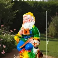 Садовая фигура из гипса &laquo;Гном - охотник&raquo;, 30&times;40&times;70 см