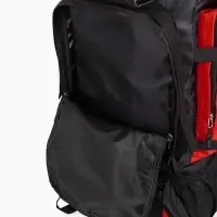 Рюкзак туристический, 90 литров, 6 наружных карманов, шнуровка, красный