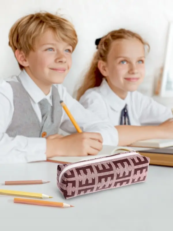 Пенал школьный на молнии Calligrata «Стиль», МИКС