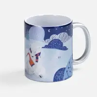 Кружка &laquo;Праздничный полюс&raquo;, серебристая