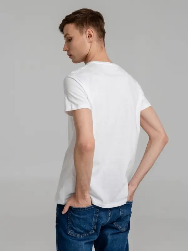 Футболка мужская приталенная Regent Fit 150, белая, размер S Футболка мужская приталенная Regent Fit 150, белая, размер S