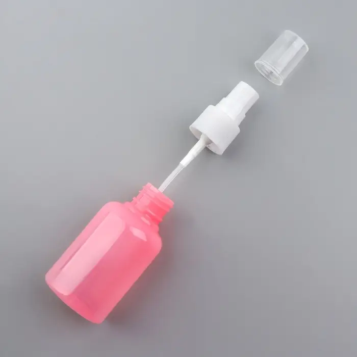 Бутылочка для хранения, с распылителем, 50 мл, розовая Бутылочка для хранения, с распылителем, 50 мл, розовая