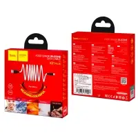 * Кабель X21 Plus USB Micro USB 1M 2.4A HOCO черно-оранжевый