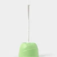 Ёршик для унитаза Aqua, 13&times;13&times;36 см, с подставкой, салатовый