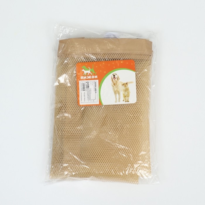 Барьер-сетка для животных на проёмы, 116 х 82 см, бежевый Барьер-сетка для животных на проёмы, 116 х 82 см, бежевый