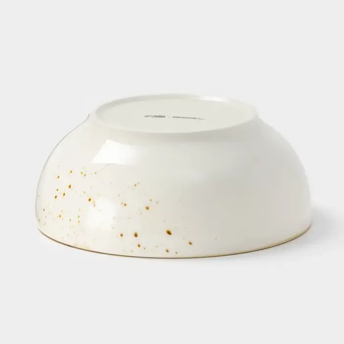 Салатник фарфоровый Magistro «Церера», 1,1 л, 18,5×7,5 см, цвет белый Салатник фарфоровый Magistro «Церера», 1,1 л, 18,5×7,5 см, цвет белый