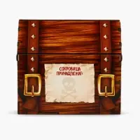 Копилка сундук пиратский &laquo;Мои сокровища&raquo;, 16&times;14.5&times;12 см