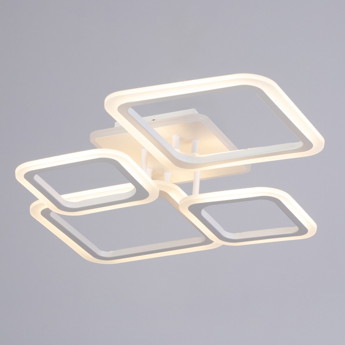 Люстра Люстра "Геометрия" 104Вт LED+RGB Белый 2700-6400k 72х49х11см