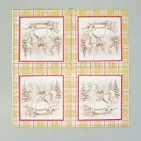 Салфетки бумажные трёхслойные «Скатерть с лошадью на золоте», 33х33, 20 шт Салфетки бумажные трёхслойные «Скатерть с лошадью на золоте», 33х33, 20 шт