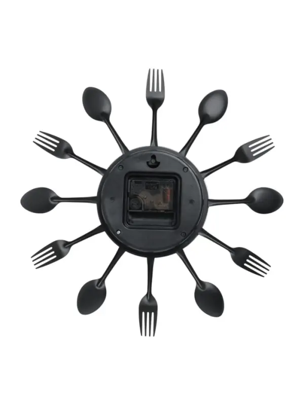 Часы настенные &laquo;Столовые приборы&raquo;, плавный ход, 32&times;32 см, циферблат 13 см