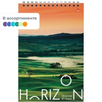 Блокнот А5,40л,клетка,гребень,ПРИРОДА(3-40-053 Д)