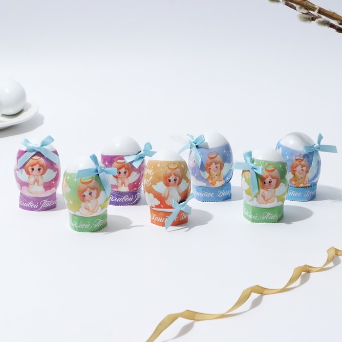 Набор для украшения яиц «Ангелочки», 9 х 16 см.