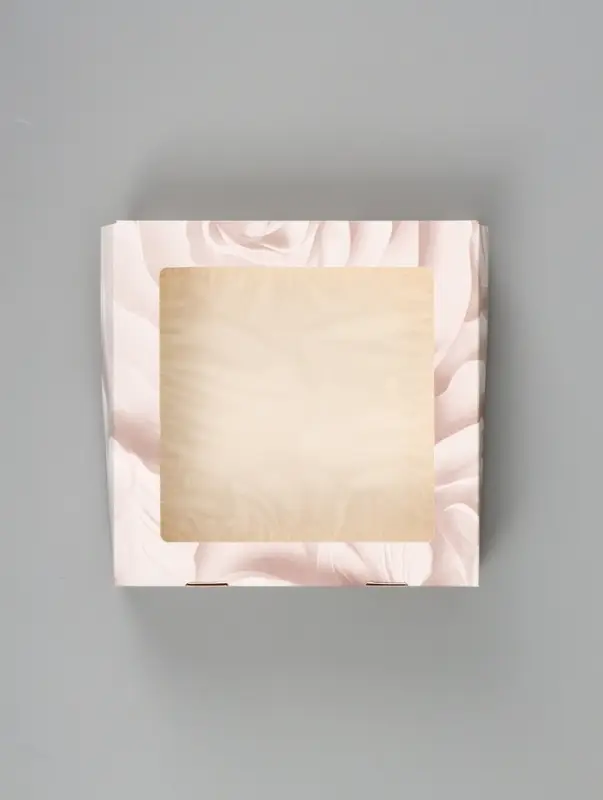 Коробка подарочная складная &laquo;Подарок&raquo;, 20&times;20&times;4 см, с окном