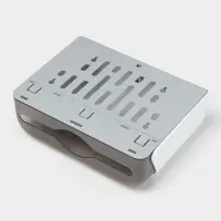 Диспенсер для бумажных полотенец в листах SAVANNA, пластик, белый