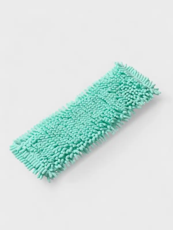 Насадка для плоской швабры &laquo;Доляна. Пастель&raquo;, 42&times;12 см, 80 г, микрофибра букли, мятная