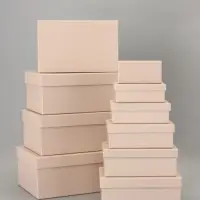 Набор подарочных коробок 10 в 1, молочный, 30×19×12 - 12×6.5×4 см