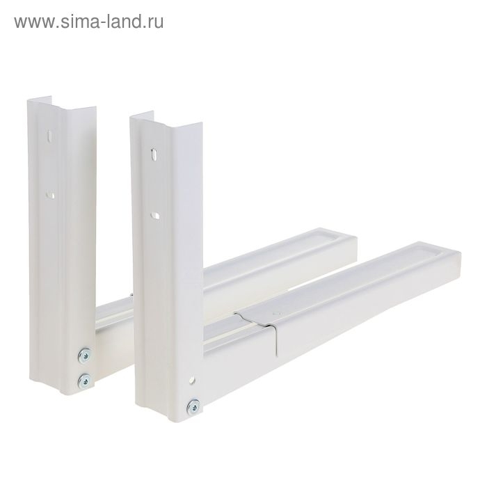 Кронштейн Trone С 3, для микроволновой печи, регулируемый, до 40 кг, 300-500 мм, белый