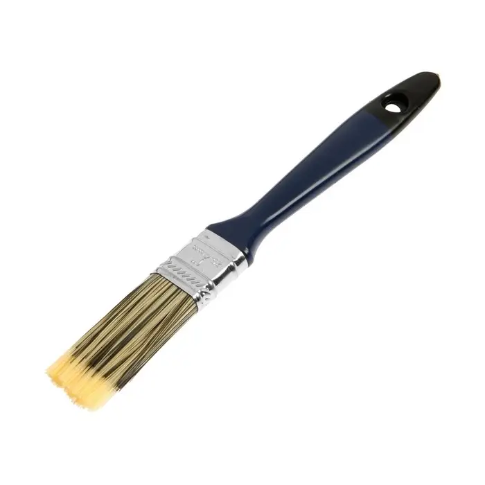 Кисть плоская ТУНДРА, искусственная щетина, пластиковая рукоятка, 1 Кисть плоская ТУНДРА, искусственная щетина, пластиковая рукоятка, 1", 25 мм