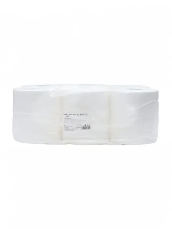 Туалетная бумага PROtissue C191, 2-слойная с перфорацией, 170 м, 12 рулонов, 1360 листов
