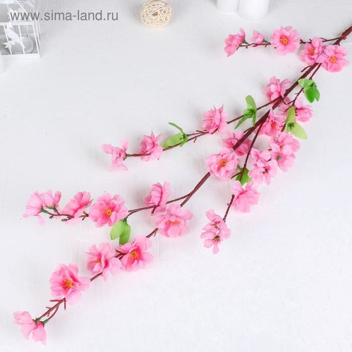 Цветы искусственные  Цветы искусственные "Сакура нежность" 105 см, розовый