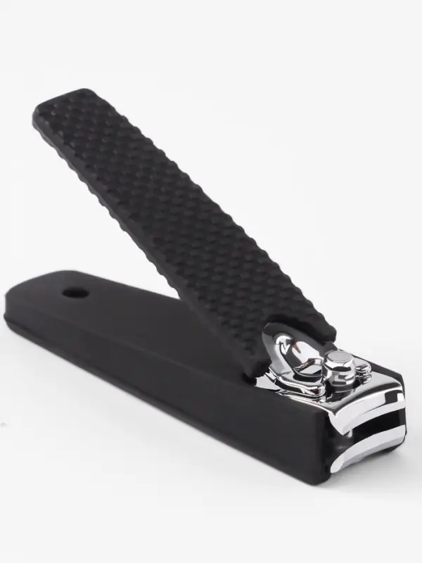 Кусачки книпсер маникюрные, 6.2&times;1.7 см, цвет чёрный, серебристый