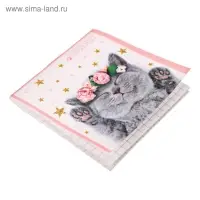 Блокнот 10х10, 16 листов в клетку&laquo;Котенок&raquo;