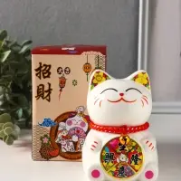 Копилка для денег керамика &laquo;Манэки-нэко с колесом счастья&raquo;, 8&times;8.5&times;12 см, МИКС